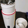 德尔玛（Deerma）便携式烧水壶电热水杯可盖盖烧水控制温度 冲茶泡奶带安全泄压阀304不锈钢内胆350mL 送礼物DR035S 实拍图