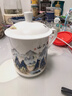 陶相惠骨瓷茶杯大容量家用喝水杯子带盖办公室泡茶杯新中式茶杯陶瓷杯子 实拍图