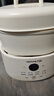 九阳（Joyoung）电炖盅 电炖锅 隔水炖煮 家用煮粥煲汤锅燕窝炖盅4.5L白瓷内胆炖汤锅上蒸下炖DG25G-GD188 实拍图
