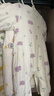 童泰新生婴儿衣服连体衣夹棉秋冬季0-6月初生宝宝纯棉加厚哈衣爬服 紫色花朵 66cm (建议3-6个月身高60-68cm) 实拍图