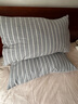 水星家纺枕套纯棉100%全棉枕芯套60支水洗长绒棉A类枕头套单件对枕套48x74 实拍图
