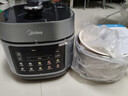 美的（Midea）电压力锅自动排气全自动新款 高压锅电高压锅家用双胆电饭煲高压电饭锅沸腾多功能0涂层 【0涂层钢胆+圆灶釜】- 5L 实拍图