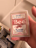 Bee扑克牌小蜜蜂扑克牌 娱乐德州扑克 宽牌耐用 红色1副装 实拍图