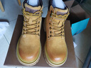 骆驼（CAMEL）【山丘】经典大黄靴反绒马丁靴户外工装靴 L23W076065 土黄 36 实拍图