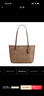 蔻驰（COACH）【品牌直供】女士FIONA24人造革手提单肩托特包棕褐色配棕色CBT18 实拍图