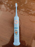 舒客宝贝儿童电动牙刷舒克声波震动含氟刷丝专业防蛀软毛护龈双重模式F2蓝(适用3-12岁)  生日儿童节礼物 实拍图