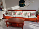 辰娅 实木沙发 胡桃木实木沙发组合现代中式冬夏两用大小户型储物家具 五人位+贵妃榻 实拍图
