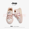 JEEP吉普童鞋秋冬儿童加绒保暖中大童二棉棉鞋女童运动鞋 米粉37 实拍图