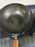 炊大皇铁锅家用无涂层不锈炒锅燃气灶专用炒锅炒菜锅平底锅极铁锅32cm 实拍图