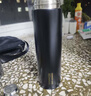 炊大皇保温杯 316L医用级不锈钢茶水分离商务便携智能保温杯 蓝色 490ml 实拍图