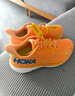 HOKA ONE ONECLIFTON 9 男款克里夫顿9厚底透气跑鞋 橙色  44.5 实拍图