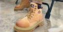 Dickies男士马丁靴高帮时尚男靴工装靴情侣靴男 土黄-加绒 43-男款 实拍图