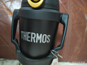 膳魔师（THERMOS）日本进口保温壶大容量不锈钢便携运动户外旅行车载大保温杯子水壶 FJQ黑色 2L 送杯刷 实拍图