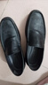 红蜻蜓真皮皮鞋一脚蹬休闲套脚商务皮鞋男软底男士爸爸鞋WTA30612黑色43 实拍图