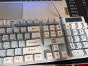 银雕(YINDIAO) K500键盘彩包升级版 机械手感 游戏背光电竞办公USB外接 全尺寸 蓝白双拼白光有线键盘 实拍图