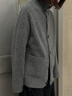 优衣库男女装souffle yarn舒芙蕾针织开衫/毛衣毛衫25新款480023 08 深灰色 S 实拍图