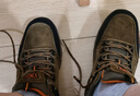 骆驼（CAMEL）男鞋户外休闲运动登山鞋防撞徒步鞋 A632026925H 深卡其/桔红 43 实拍图