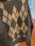 优衣库女装菱格圆领针织衫/毛衣毛衫482645 03 灰色 S /155/80A 实拍图
