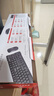 双飞燕（A4TECH）WKG-1000无线键鼠套装 台式电脑笔记本外接办公打字薄膜键盘鼠标套装无线便携 黑色 实拍图