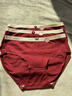棉舒然红色内裤女生抗菌裆本命年2026马年结婚礼物新年大红少女三角短裤 实拍图