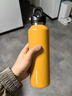 REVOMAX大容量保温杯316不锈钢保温保冷两用泡茶水杯子 向日葵黄950ml 实拍图