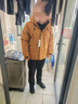 罗蒙夹克男冬季棉衣棉袄休闲行政防寒户外运动连帽棉服外套男V6G黄XL 实拍图