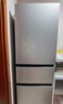 海尔（Haier）217L三门小冰箱黑金净化一级能效风冷无霜星辉银BCD-217WGHC3E9S9国家补贴 实拍图