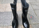 回力雨鞋男高筒户外雨天防水防滑胶鞋耐磨钓鱼洗车雨靴套鞋827黑高42 实拍图