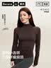 蕉内热皮501++保暖内衣女蚕丝氨基酸2026新款打底衫内搭可外穿肌底衣 【连领】奶白 M 实拍图