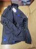 NEDAO内道聚能卷带帽软壳男女防风运动秋冬跑步马拉松训练保暖夹克外套 夜跑黑（男） XL 实拍图