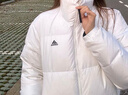 adidas 户外保暖鸭绒羽绒服男女同款秋冬阿迪达斯官方轻运动   白色(推荐选大一码)   M 实拍图