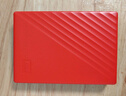 西部数据（WD）5TB 移动硬盘 USB3.0 My Passport随行版2.5英寸 红 机械硬盘 笔记本电脑外接 大容量加密存储 实拍图