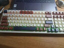 RK98机械键盘无线2.4G有线蓝牙三模键盘笔记本家用办公台式机游戏键盘100键98配列RGB背光白色红轴 实拍图