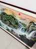 画殊客厅风景画沙发背景墙壁靠山图办公室字画挂画山水画实木框装饰画 【聚宝盆图】主图款 140*60【推荐墙宽1.8米左右】 实木框+有机玻璃/顺丰送货上门 实拍图
