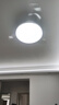 美的（Midea）风扇灯一体餐厅吊扇灯led卧室隐形扇叶三防护眼灯具熟睡风包安装 实拍图