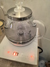 立客全自动上水壶电热水壶底部上水茶台烧水壶多段调温智能快速煮水单茶炉套装上水壶一体机家用煮茶壶 1L 高硼硅玻璃（带蓝光灯）套装 实拍图