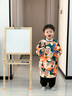葆氏宝宝长袖罩衣防水隔脏围兜儿童绘画画衣服反穿男女幼儿园美术围裙 实拍图