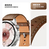 威千图适用华为手表表带GT6/6pro/GT5/5pro/Watch5/4pro/GT4真皮表带46表盘平尾砂砾棕 实拍图