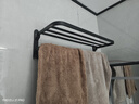 馨沛毛巾架免钉打孔浴室卫生间厕所置物架洗手间墙上浴巾架收纳挂件 实拍图