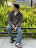 HIPANDA浴室速干防滑拖鞋男士EVA厚底静音居家室内洗澡耐磨 黑色 42-43 实拍图