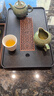 宅轻松 仿乌金石家用茶盘沥水储水功夫茶具托盘干泡茶台排水轻奢托盘 实拍图