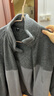 优衣库男装女装摇粒绒拉链茄克/长袖外套夹克25秋冬新款479793 05 天灰色 L /175/100A 实拍图