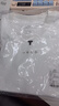 拇指白小T二代白色短袖T恤男女春夏三防纯棉白小丅打底衫上衣 白色男款 L 实拍图