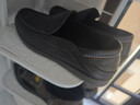 红蜻蜓休闲鞋男秋冬透气软底商务一脚蹬男士休闲鞋皮鞋WTA7423黑色39 实拍图