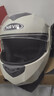 NEVA新国标B类头盔男揭面盔电动车头盔女双镜片冬季保暖全覆式安全帽 新国标香槟色-防雾镜片 实拍图