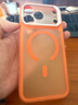 亿色（ESR）支点壳适用iPhone17promax手机壳苹果17promax保护套磁吸壳相机按键镜头全包隐形支架防摔星宇橙 实拍图