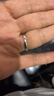 老银匠s999足银银戒指情侣对戒简约活口素圈男女情人节礼物情侣款戒指 实拍图