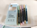 得力（deli）直液笔速干笔 0.5mm全针管中性笔 彩透高颜值学生刷题笔水笔走珠笔 黑色5支/盒 SF353 实拍图