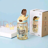 乐扣乐扣（LOCK&LOCK）手拎儿童吸管杯学生塑料水杯户外便携运动杯tritan材质 黄色400ml 实拍图
