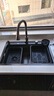 JOMOW水槽5.0加厚厨房大单槽一体盆304不锈钢洗碗池槽多功能洗菜盆GL/d 68*46【5.0加厚】耐磨耐刮 【默认发右下水】左下水需下单备注 实拍图
